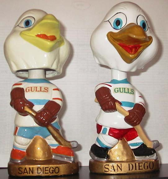 2 different san diego gull doll