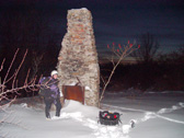 chimney at clark's gully