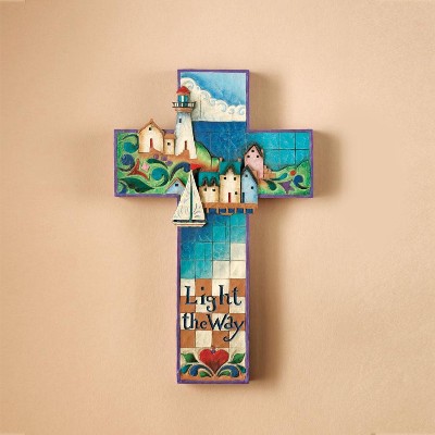 Seashore Figurine Wall Hanging
                                    Cross