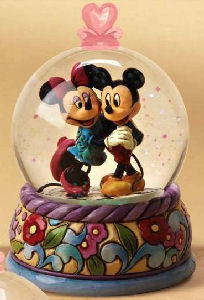 Mickie
                                    and Minnie Waterglobe - Jitterbug