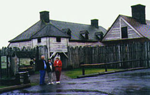 Photo: Al, Dardi and Jerri at Grand Portage