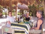 Kathy, Jule, and Dale at Gringo Dave's