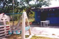 The front of the library at Akumal