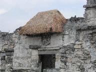 Palapa on ruins