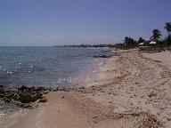 Looking south along Tankah Bay