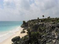 View south from Tulum ruins