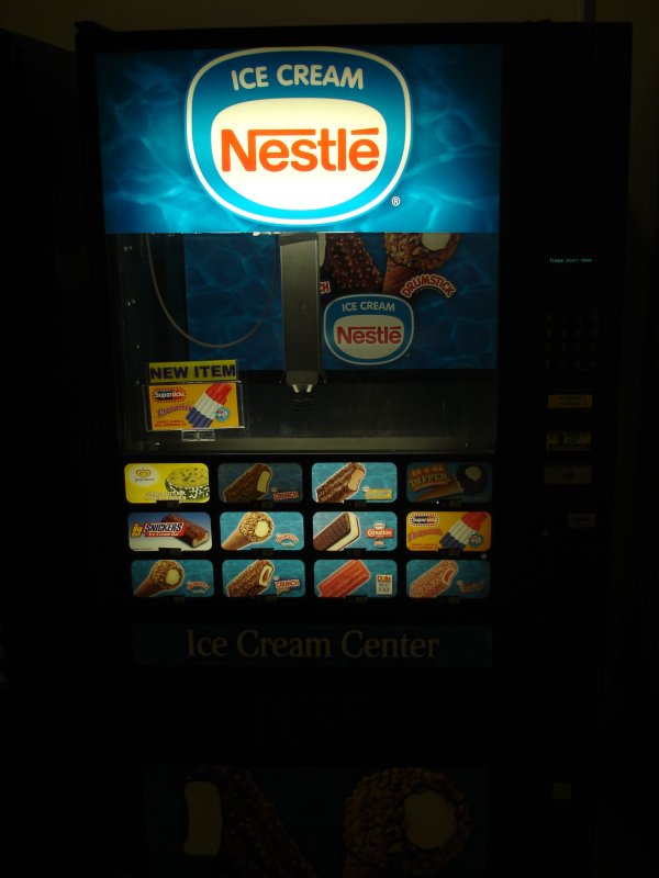 Nestle ice outlet cream vending machine