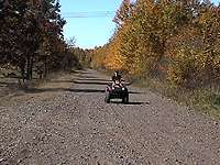 ATV on the Soo Line trail