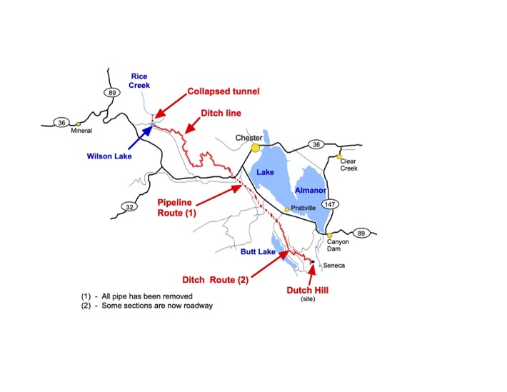 Dutch Hil Ditch Route Map