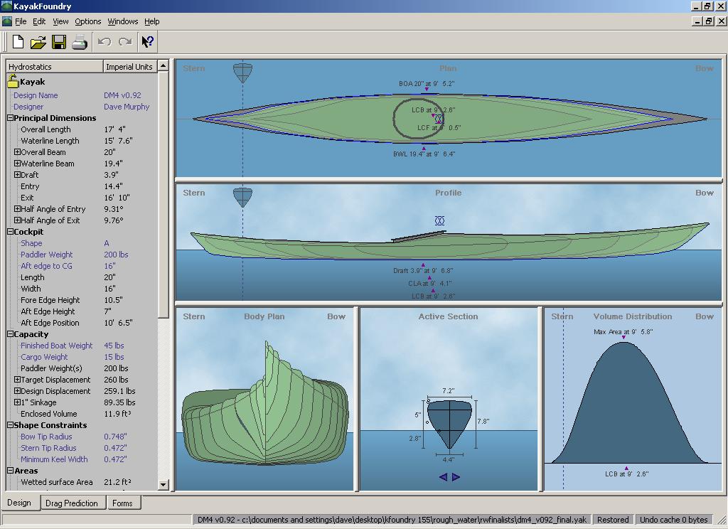 kayak design software