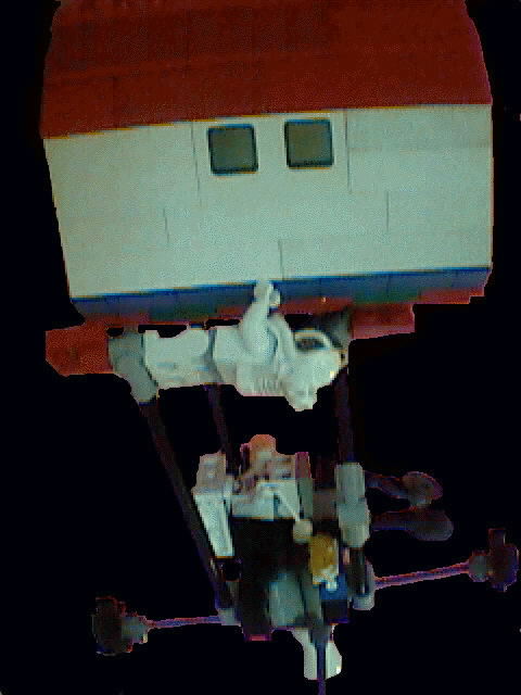 The spacejock attaches OTV-35 to the module.