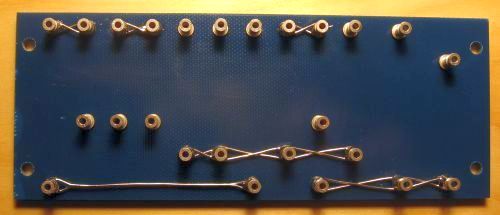 preamp
                              turret board - buss wires laced
