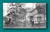 Silas W. Merrill & Margaret A, (Weaver) Merrill (abt 1901) Their farm and home.  Home is a Sears & Roebuck catalog home. Parents of Iona (Merrill) Bridgham Finch.