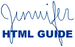 Jennifer, Your Web Design Guide -- image courtesy Jennifer Kyrnin
