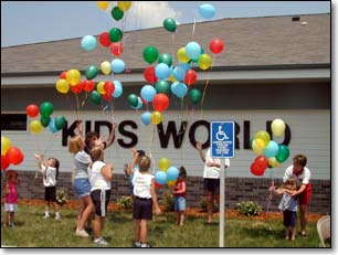 The Grand Opening of Kids World in 2002