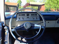 interior picture of the Studebaker