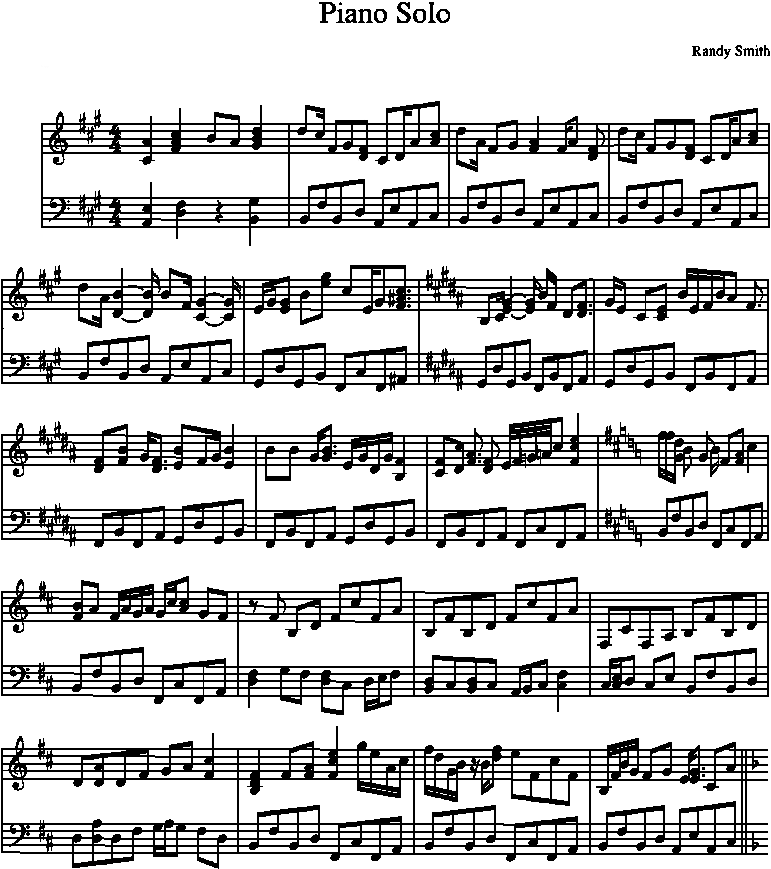 Piano composition, part 1