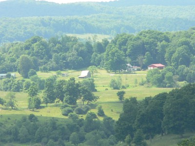 hill view near Edmeston, NY