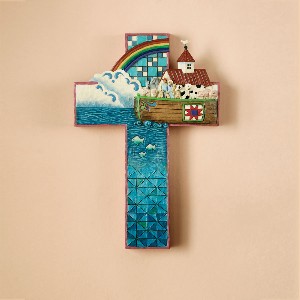 Noah's
                  Ark Wall Hanging Cross