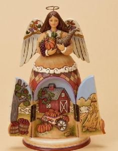 Beauty of the Harvest
                            Angel with Hiddle Scene in Skirt