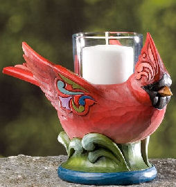 Cardinal Votive
                          Candleholder