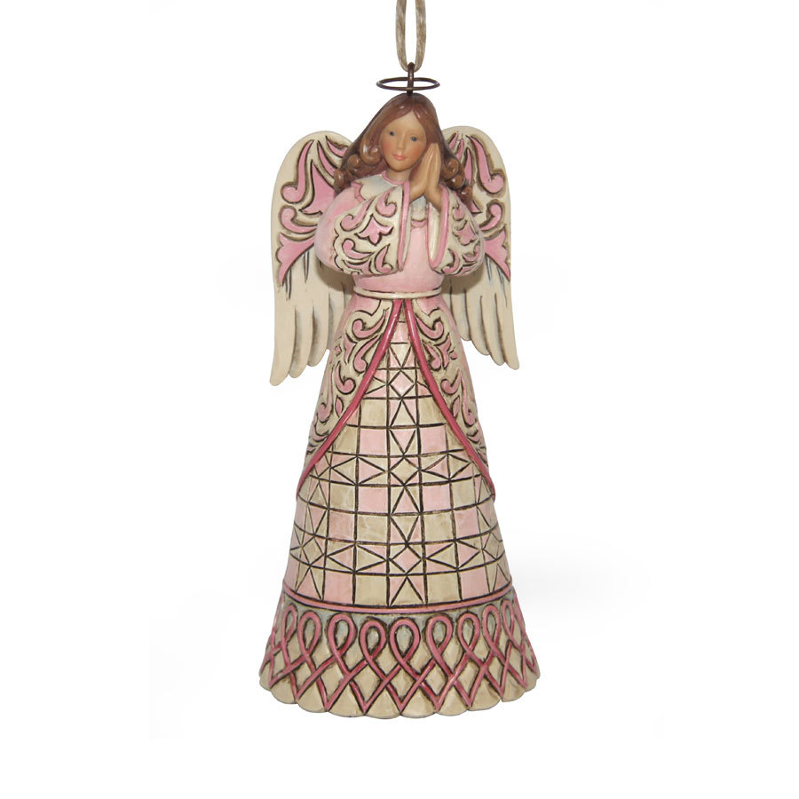 Susan G. Komen
                                  Pink Breast Cancer Awareness Angel
                                  Ornament with Praying Hands