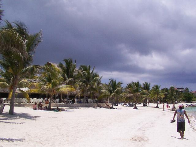 Waterspout over north Akumal