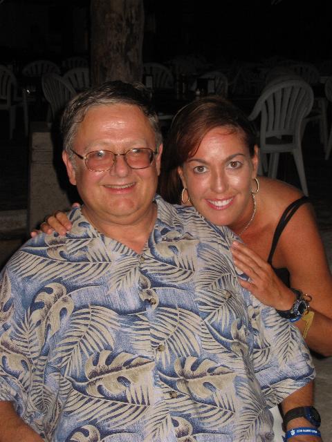 Maggie and Craig at Happy Hour