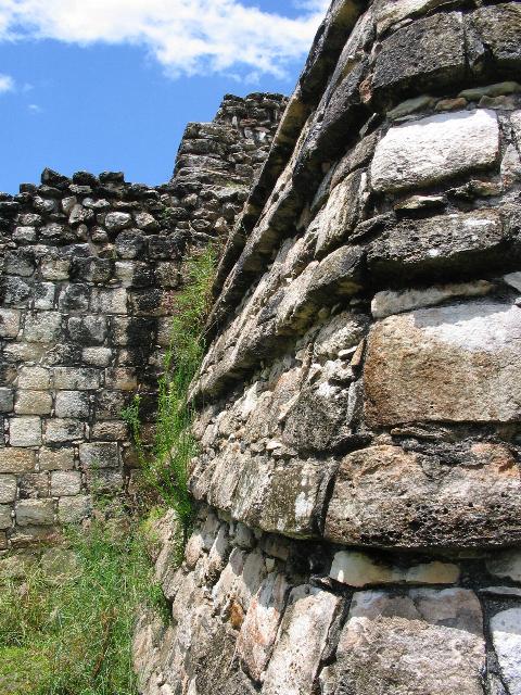 Unusual curved stonework