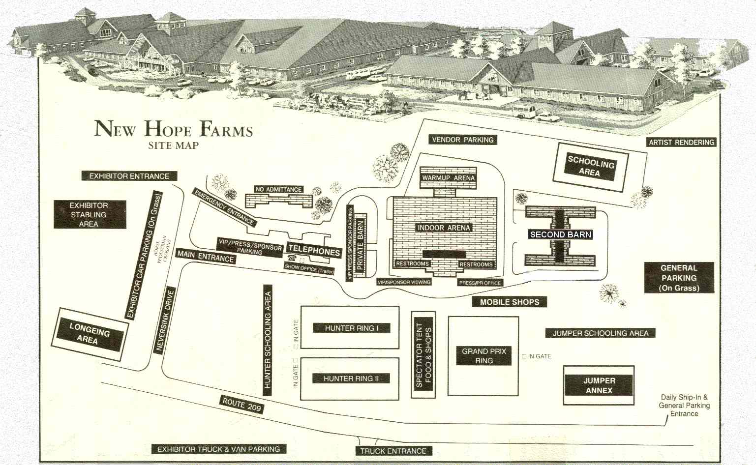 New Hope Farms: Site Map