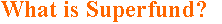 Text Box: What is Superfund?