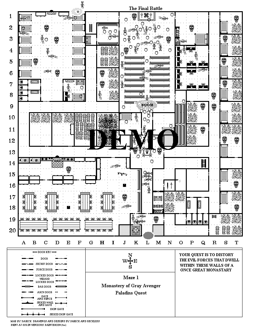 Welcome to Sarick's Complete Dungeon Clipart Page! : Dungeon DEMO.