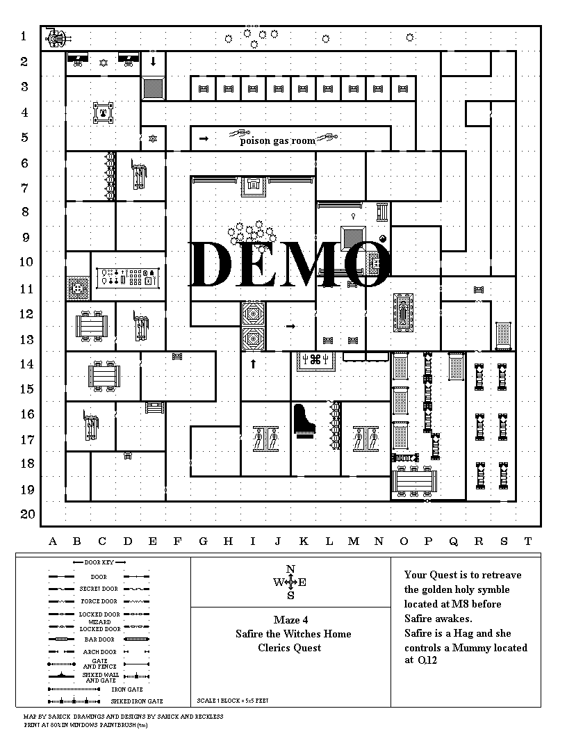 Welcome to Sarick's Complete Dungeon Clipart Page! : Dungeon DEMO.