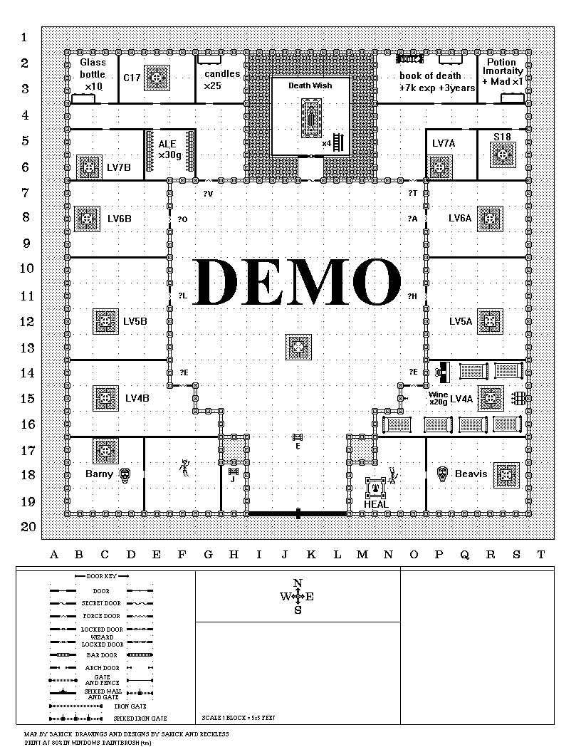 Welcome to Sarick's Complete Dungeon Clipart Page! : Dungeon DEMO.